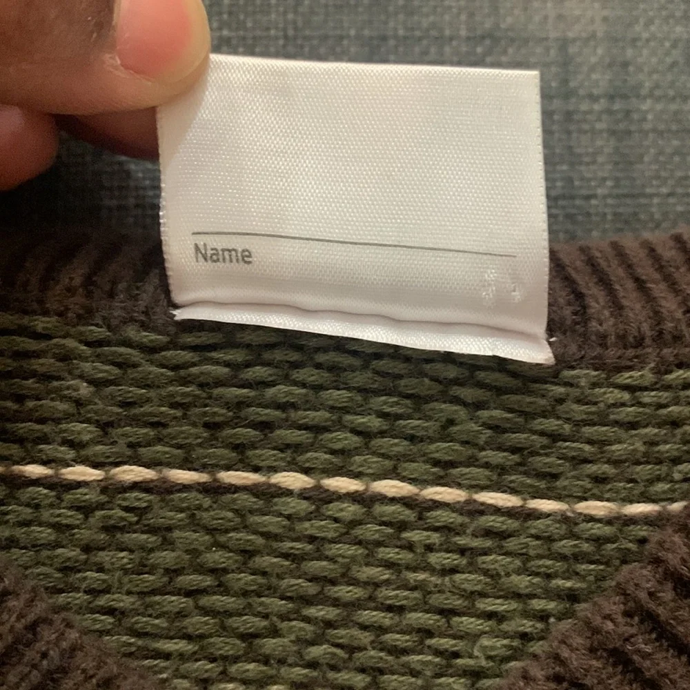 Hanna Andersson Boys Knit Sweater Vest Brown 5/110 Grandpa Core School Wedding